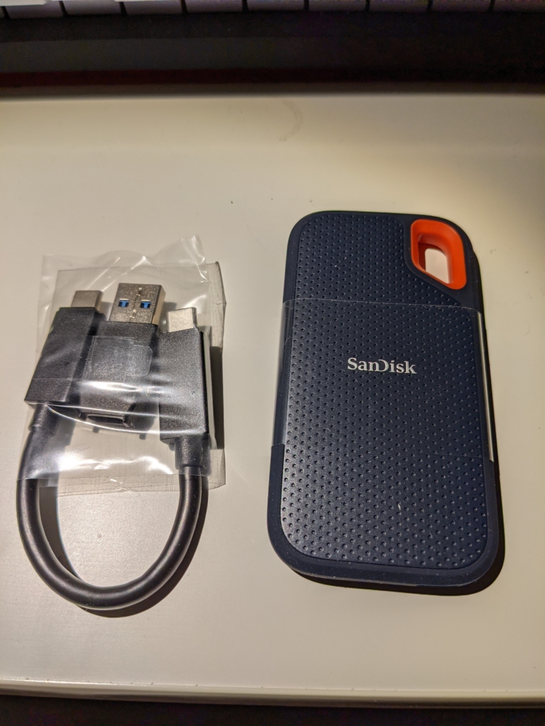 SanDisk PortableSSD 1TB  USB3.1 Gen2画像