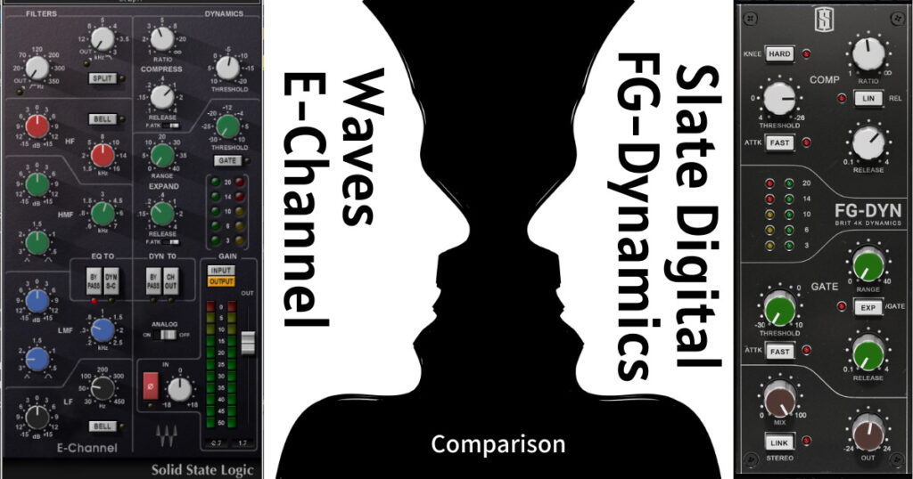 Waves SSL-channelとSlate Digital FG-Dynamicsの比較